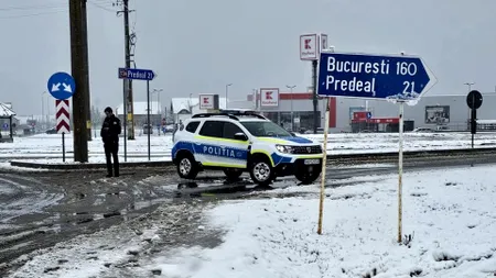 Probleme de trafic în mai multe județe: DN 73A, închis între Predeal și Râșnov / Copac căzut pe DN 75, în județul Alba
