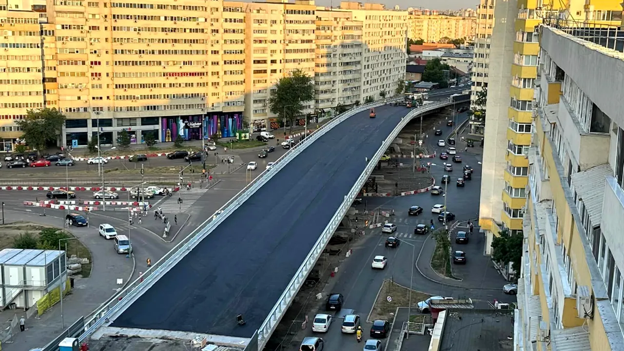 Veste bună pentru bucureșteni! A început asfaltarea Pasajului „Doamna Ghica”. Nicușor Dan: „Ne apropiem de finalizare”