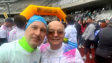 Vicepremierul Tanczos Barna şi primarul Emil Boc au alergat la maratonul din Cluj cu alţi 9.000 de sportivi