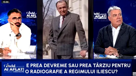 Adrian Cioroianu: Depinde cu cine îl compari pe Iliescu să vezi dacă a fost bun sau rău
