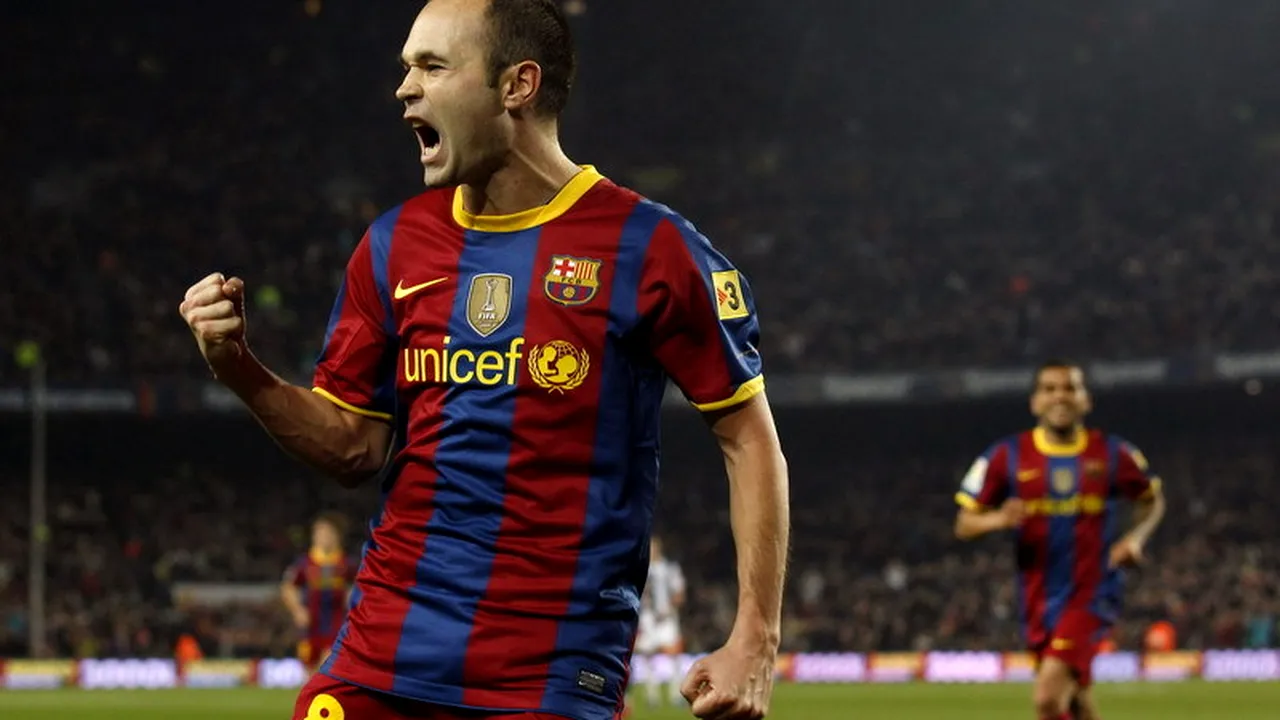 Iniesta va rămâne la FC Barcelona cel puțin până în 2018