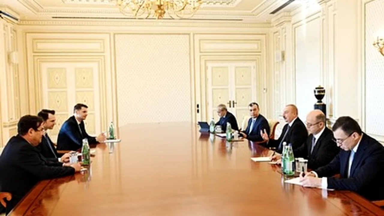 Sebastian Burduja, întâlnire cu preşedintele Azerbaidjanului: Marile PROIECTE ENERGETICE merg înainte