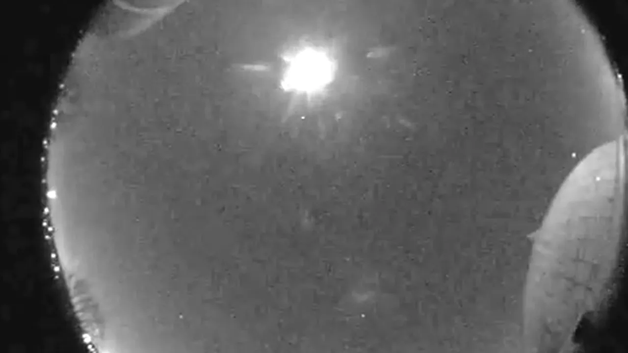 NASA a filmat intrarea în atmosferă a unui meteorit, deasupra Statelor Unite