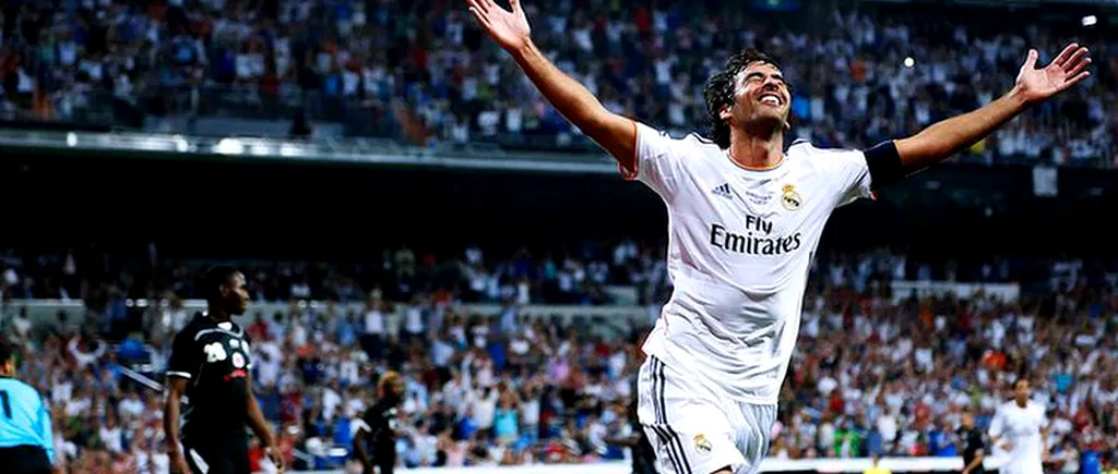 Raul Gonzalez a fost omagiat pe stadionul Santiago Bernabeu