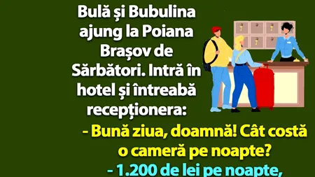 BANC | Bulă și Bubulina fac Sărbătorile la Poiana Brașov