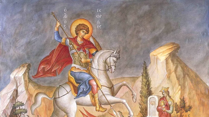 Sfântul Gheorghe, patron al multor țări și orașe, unul dintre cei mai îndrăgiți de creștini. Câți români își serbează numele pe 23 aprilie