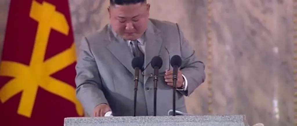 Kim Jong-un, în lacrimi în fața poporului! Ce l-a emoționat pe dictatorul nord-corean: „Îmi pare foarte rău!” - VIDEO