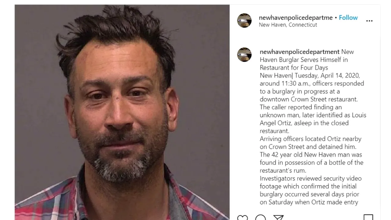 JAF. Un bărbat a spart un restaurant, închis din cauza COVID-19, și a mâncat și băut timp de patru zile pe săturate. Câte sticle goale de alcool au găsit polițiștii