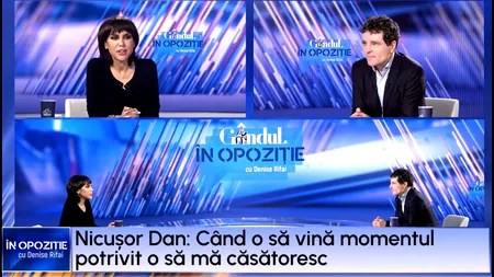 Nicușor Dan, despre CĂSĂTORIE: „Când o să vină momentul, o s-o fac, dar fără legătură cu președinția”