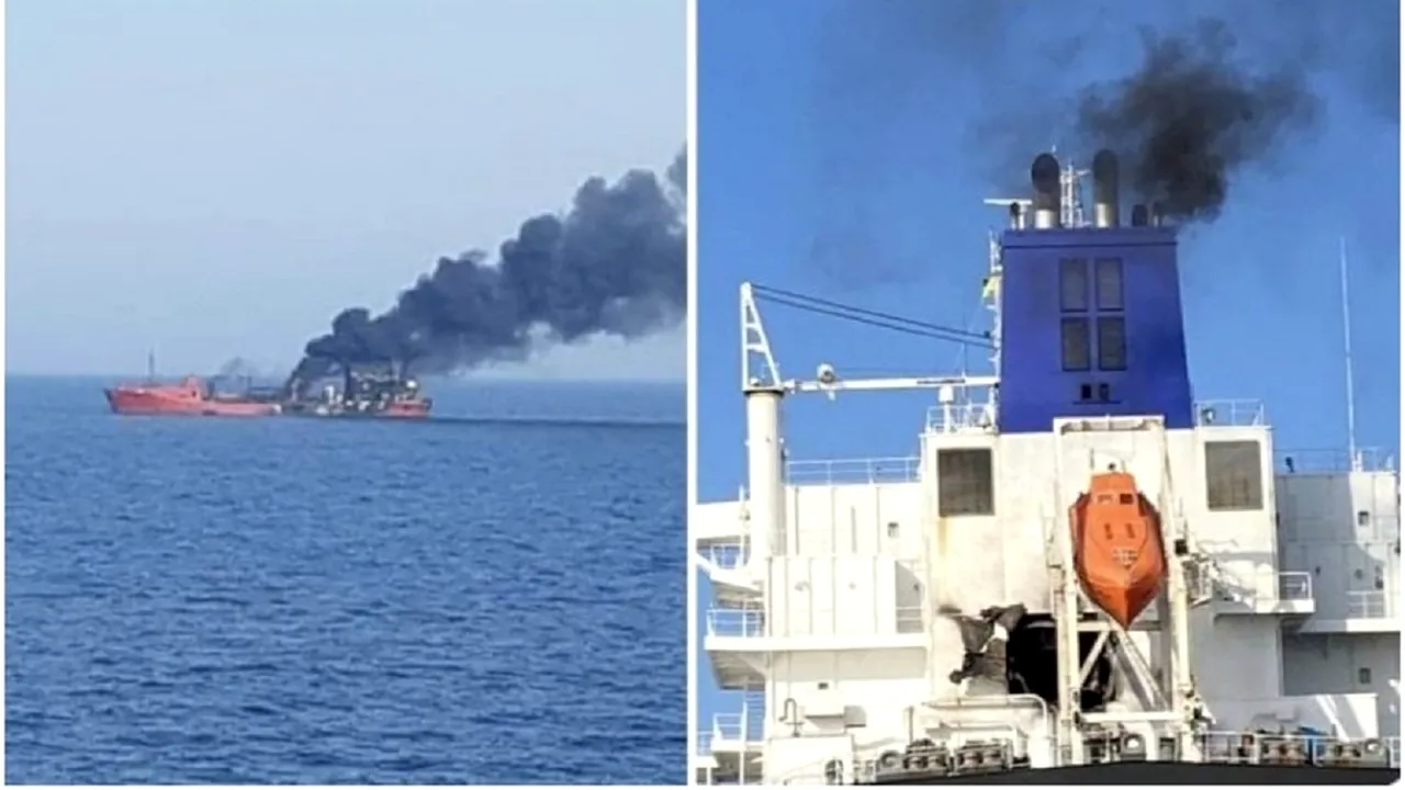 Navă maritimă de marfă, lovită de o rachetă rusească în Marea Neagră. Cui aparținea vasul, la bordul căruia se aflau 20 de persoane