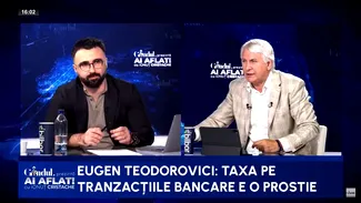 Eugen Teodorovici: „Băncile se tem că românul va plăti cu cash, au profil de CRIMINAL economic”