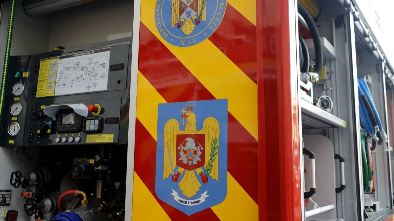 INCENDIU la stația meteorologică Vlădeasa. Flăcările s-au extins la cabana din zonă. Pompierii au intervenit de urgență