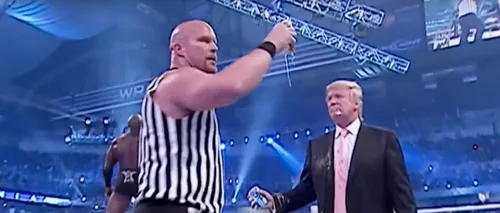Wrestling geopolitic. Fake fight Trump-Kim