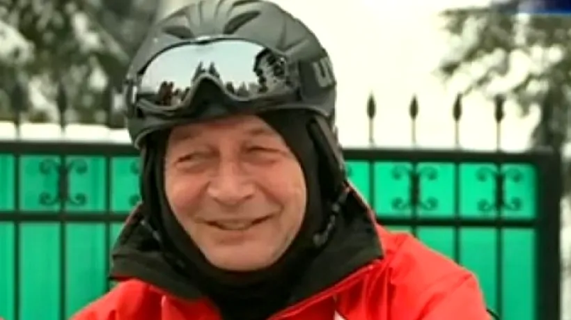 Băsescu își petrece Crăciunul la Predeal