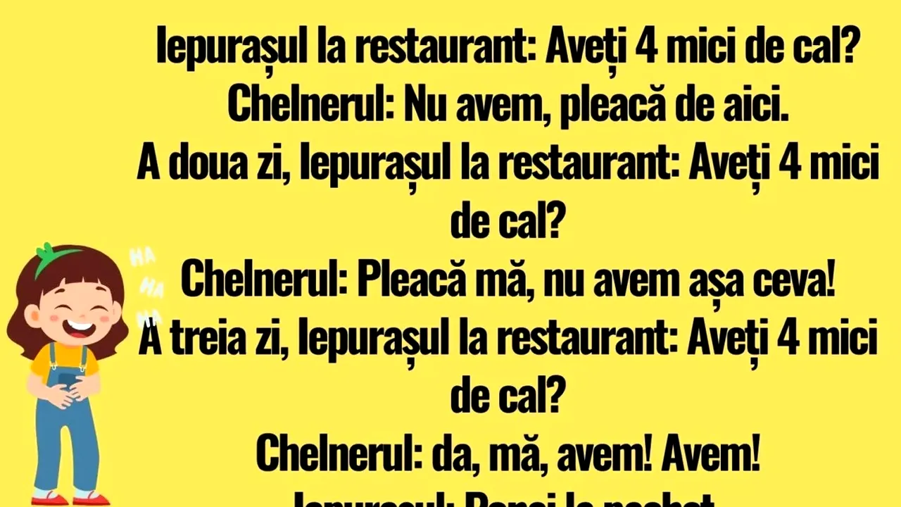 BANC | Iepurașul și micii de cal