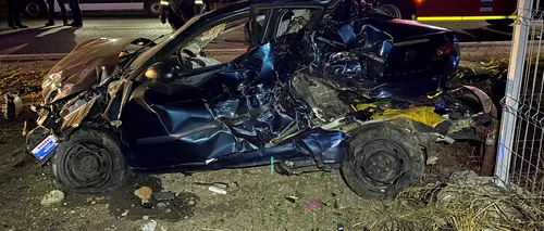 FOTO: Un şofer beat și drogat a fost reținut, după ce a produs un accident în care au murit doi oameni