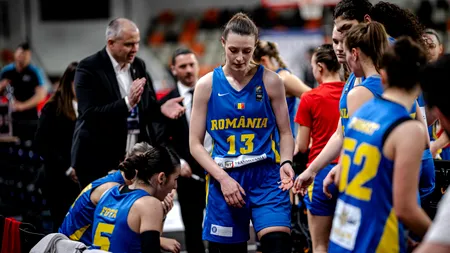 Dezastru în BASCHETUL feminin! Doar 4 puncte pentru tricolore în primul sfert din meciul cu Slovacia (VIDEO)