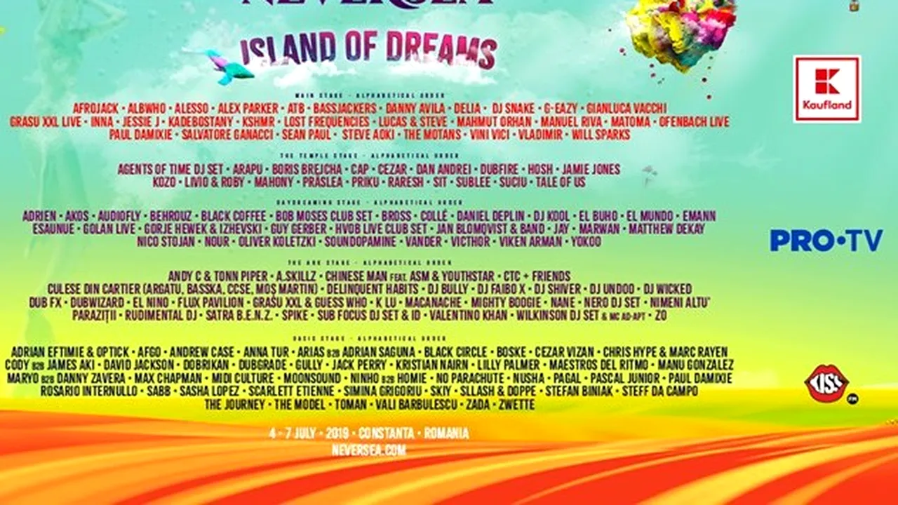 Neversea 2019. Cum poți obține bilete gratuit la cel mai mare festival de la malul mării