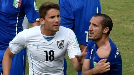 Chiellini răspunde scuzelor lui Suarez: Sper că FIFA îți va reduce suspendarea
