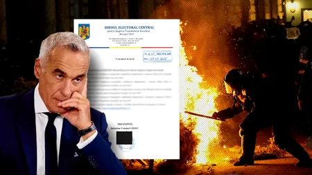 Noapte cu ploaie de foc și dale de piatră din carosabil. DECIZIA respingerii lui Georgescu, comentată de români: