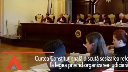 CCR discută sesizarea referitoare la legea privind organizarea judiciară