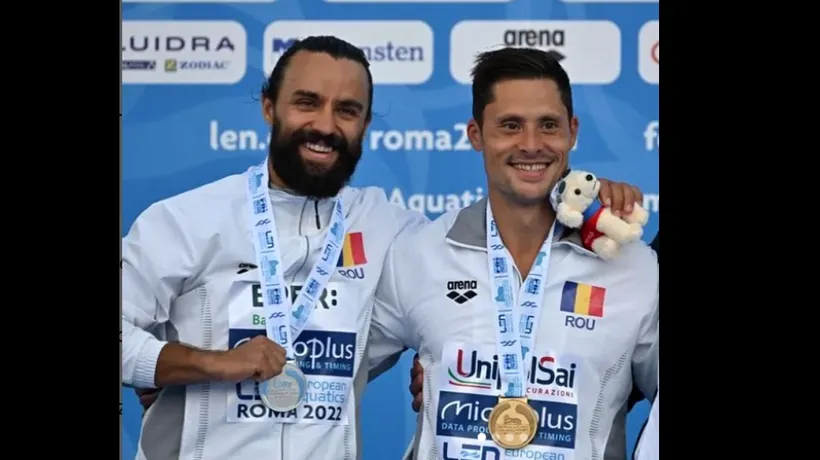 VIDEO. Primele medalii ale României la CM de natație: Aur și argint pentru Constantin Popovici şi Cătălin Preda la sărituri în apă de la mare înălțime
