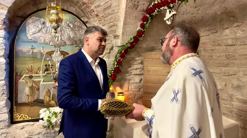 Marcel Ciolacu a participat la IZVORUL Tămăduirii de la Biserica Greacă din Brăila: ,,Mereu cu încredere și nădejde doar în Dumnezeu