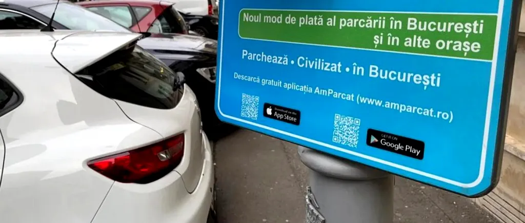 Amenzi usturătoare și ridicarea mașinii pentru neplata parcării pe „locurile albastre” în București, de luni