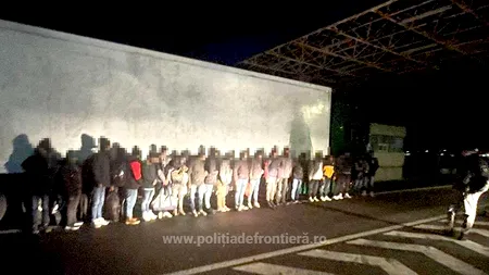50 de MIGRANȚI, ascunși în TIR-uri, prinși la Nădlac