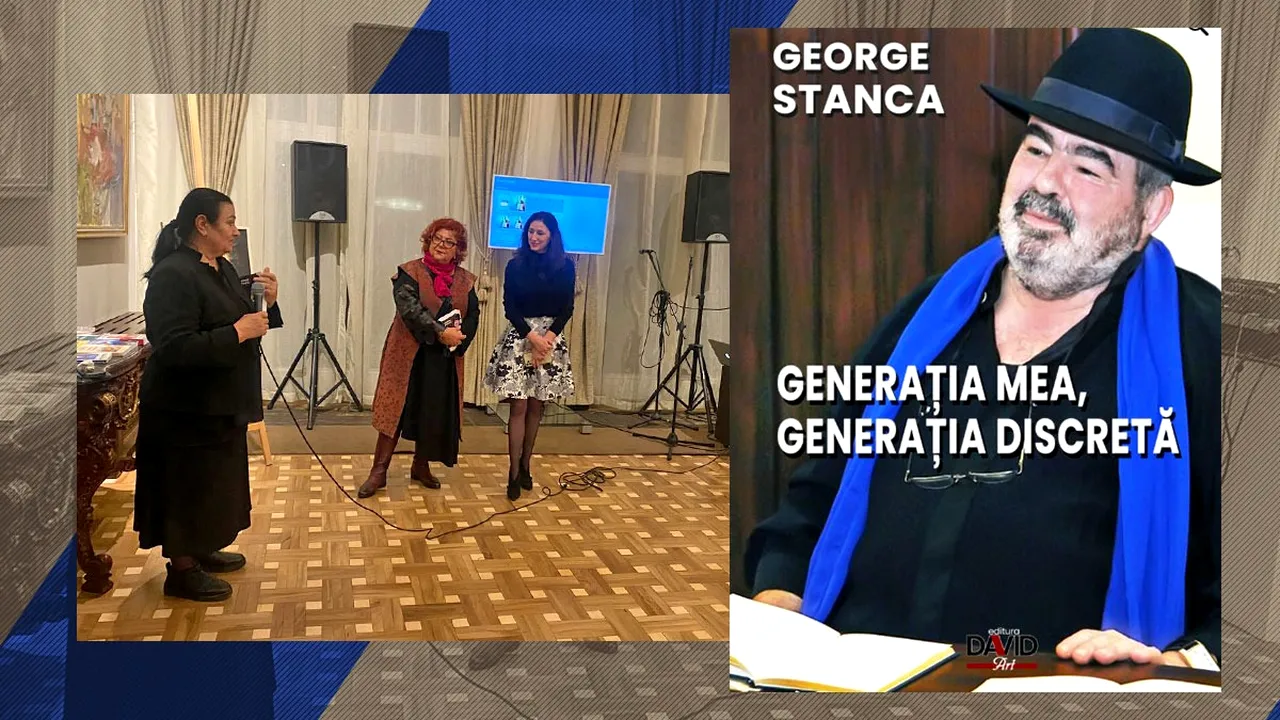 Văduva lui George Stanca, despre volumul„Generația mea, generația discretă”, publicat în memoria scriitorului: „Sunt duble emoții”