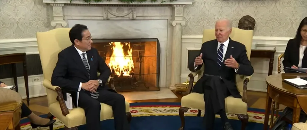 Prima vizită la Casa Albă a prim-ministrului japonez Fumio Kishida. Joe Biden: „Statele Unite sunt total angajate în apărarea Japoniei”