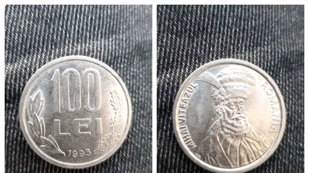 Mai ții minte moneda de 100 de lei din 1993? Una singură se vinde acum cu 2.000 de lei în Marketplace