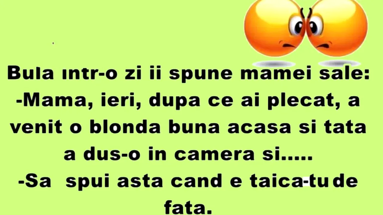 BANCUL de luni | „Bulă și blonda bună”