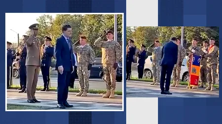 Unde e președintele? Aici e președintele! Nicușor Dan s-a pierdut în spațiu, la propriu, chiar în fața militarilor din Garda de Onoare. Șeful statului s-a învârtit pe loc, până i-a sărit un ofițer în ajutor