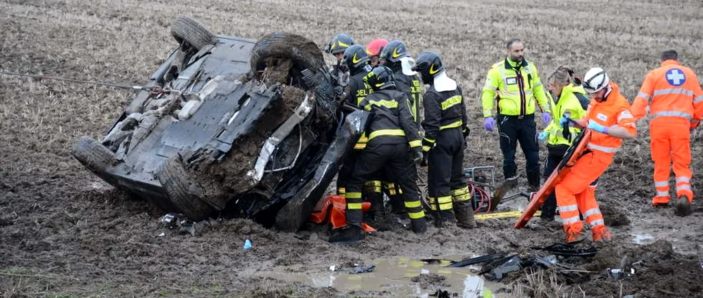 Patru români au murit într-un accident rutier produs în Italia