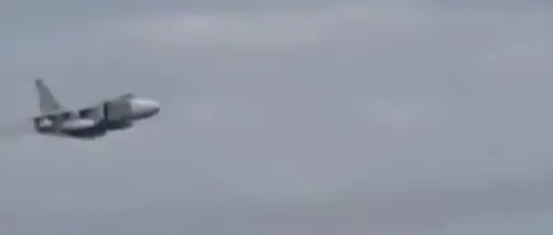 VIDEO. Avioane ruse se apropie de un distrugător american, în Marea Neagră
