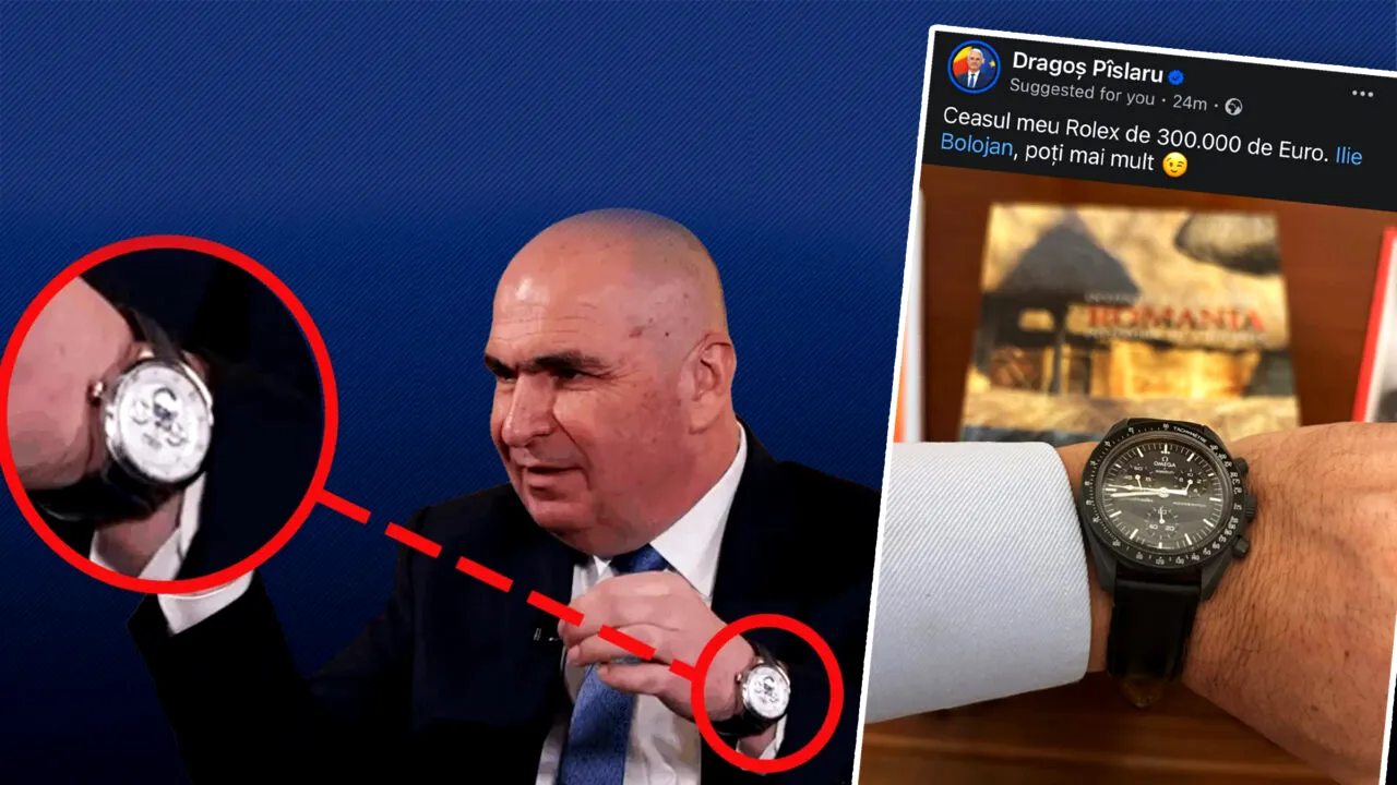 Ministrul Fondurilor Europene sare în apărarea lui Bolojan în „scandalul ceasul”, cu o poză ironică: „Ceasul meu Rolex de 300.000 de euro”. Care e, de fapt, valoarea ceasului lui Pîslaru