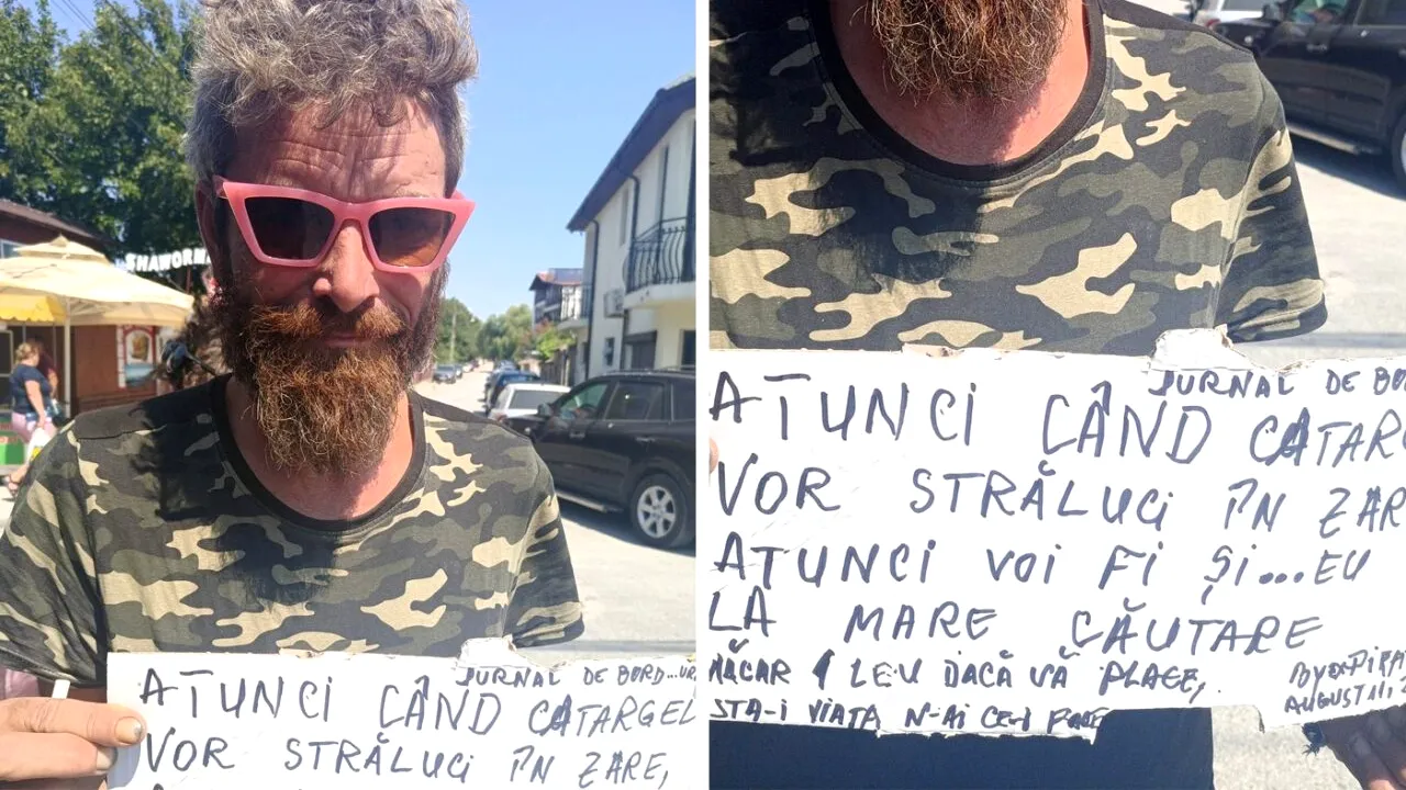 Cum a ajuns Marian, un chirurg de la Fundeni, să cerșească 1 leu pentru bere în Vama Veche. Ce mesaj și-a scris pe carton