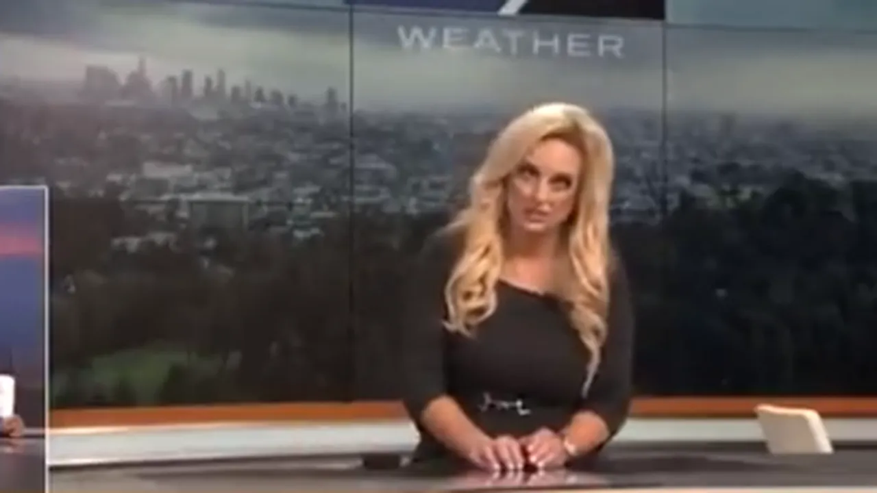 VIDEO | O prezentatoare meteo leșină în direct, sub ochii îngroziți ai colegilor de platou