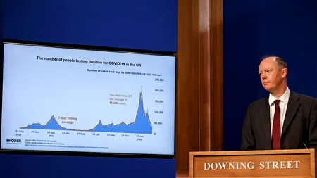 Există o „șansă mare” ca în următorii doi ani să apară o nouă variantă de Covid, mult mai periculoasă decât Omicron. Avertismentul medicului-șef al Marii Britanii