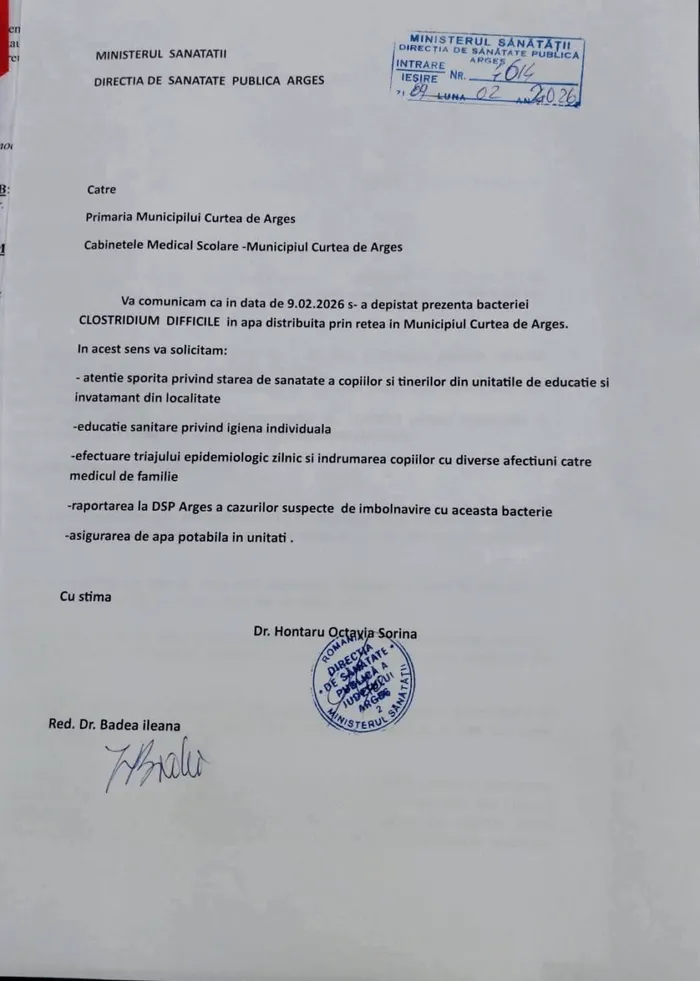 Noul buletin de analiză a apei