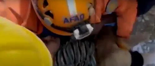 VIDEO. Băiețel de doi ani, salvat de sub ruine la 80 de ore după cutremurul DEVASTATOR din Turcia 