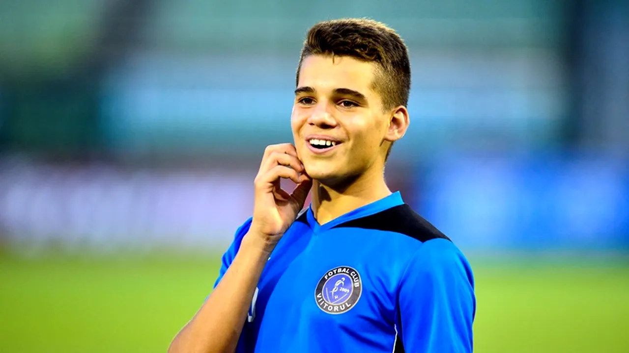 Ianis Hagi e pregătit să joace 10-15 minute în Liga I, dar antrenorul Vintilă nu vrea să-l forțeze: Trebuie să alegem bine momentul
