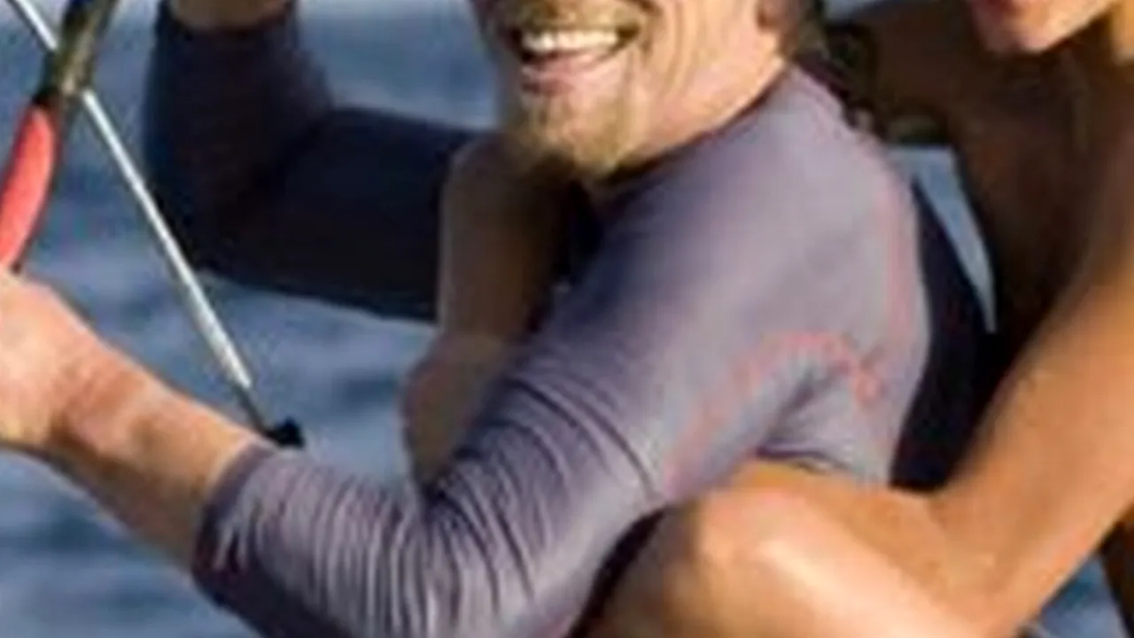 Fotografia inedită postată de miliardarul Richard Branson pe internet