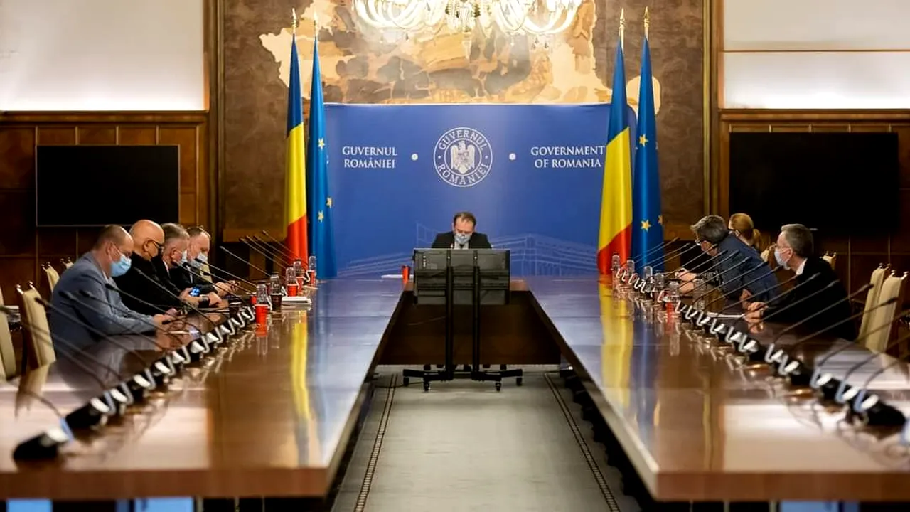 Prima ședință de Guvern după demiterea lui Vlad Voiculescu. Miniștrii USR PLUS, față în față cu Florin Cîțu!