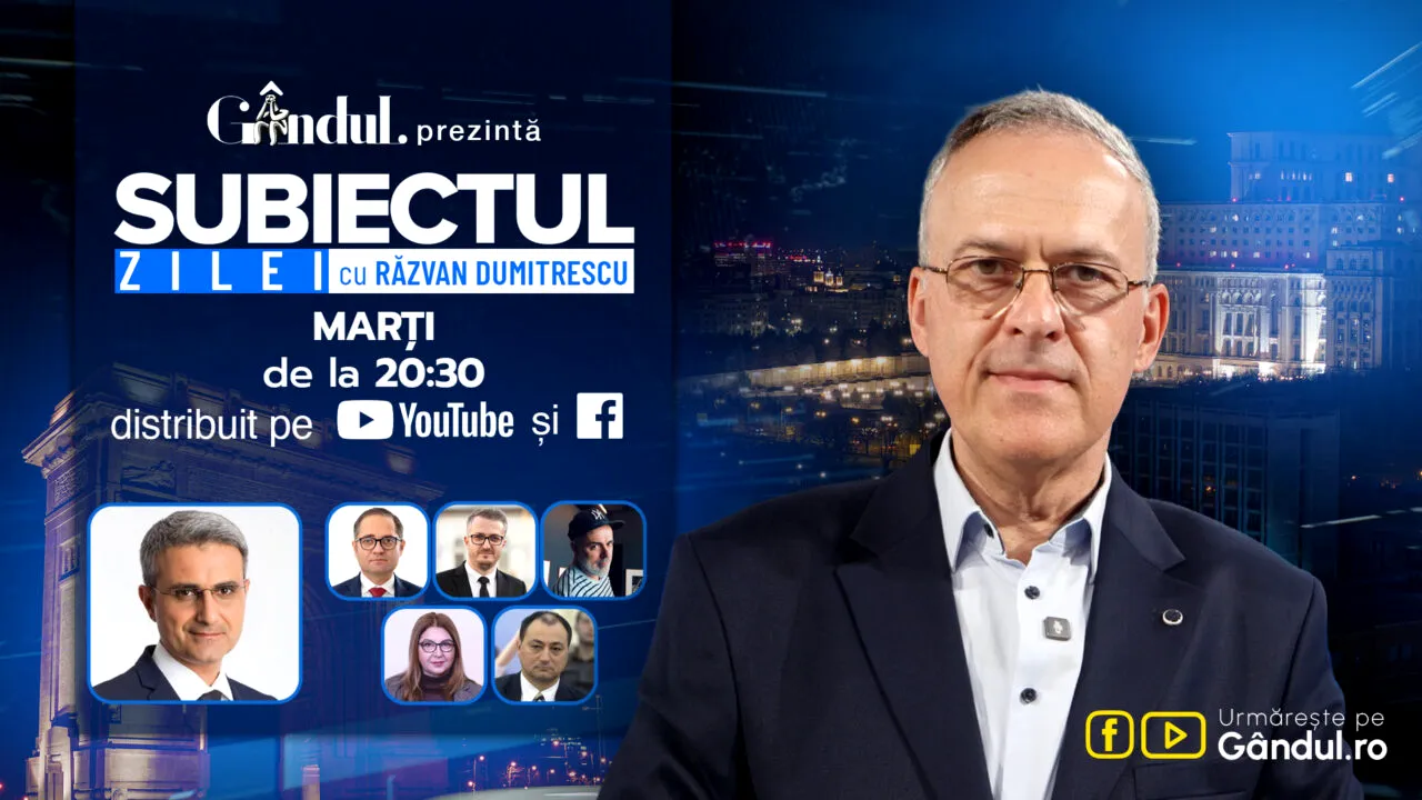 „Subiectul Zilei cu Răzvan Dumitrescu” începe marți, 27 octombrie, de la ora 20:30, live pe Gândul. În exclusivitate, Robert Turcescu, explică cum s-a trecut la „next level”: de la drone la sabotaje