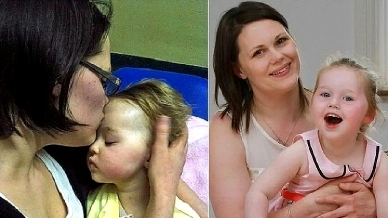 Alice avea doar 14 luni când a fost diagnosticată cu o boală nemiloasă. La scurt timp, starea ei s-a agravat și a intrat în comă / Ultimul sărut al mamei a schimbat totul