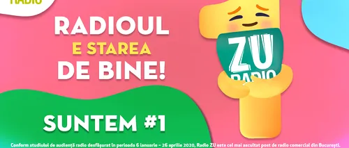 Forza România! Radio ZU este radioul comercial NUMĂRUL 1 în București și în 2020