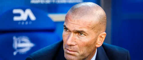 Zinedine Zidane a fost diagnosticat cu noul COVID-19