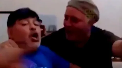 Filmare controversată, cu ultima petrecere din viața lui Maradona. Din „meniu” nu au lipsit alcoolul, trabucurile și pastilele (VIDEO)